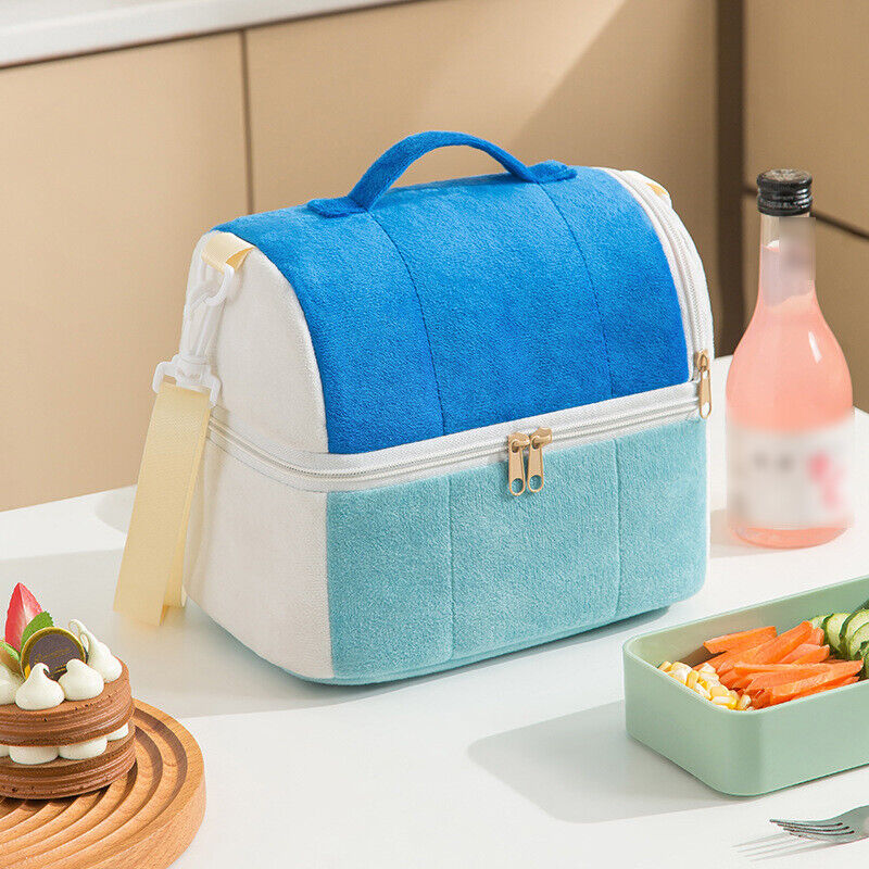 Large Thermal Insulated Lunch Bag Cool Bag Adult Kids Picnic Food Storage Box