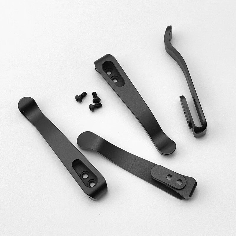1 Pc Titanium Alloy Backclip With T6 Screws for Rick Hinderer Knives XM18/XM24
