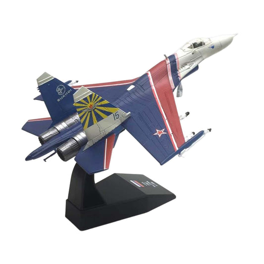 1/100 Russian Fighter Plane Fighter Model for Living Room Gift Collectibles