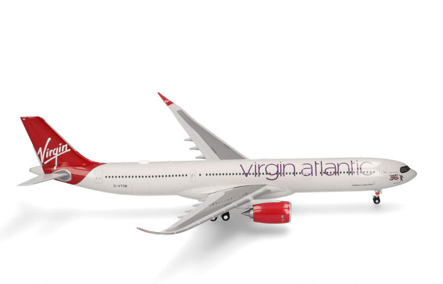 1:200 Herpa Virgin Atlantic Airbus A330-900neo Airplane ABS Plastic Plane Model