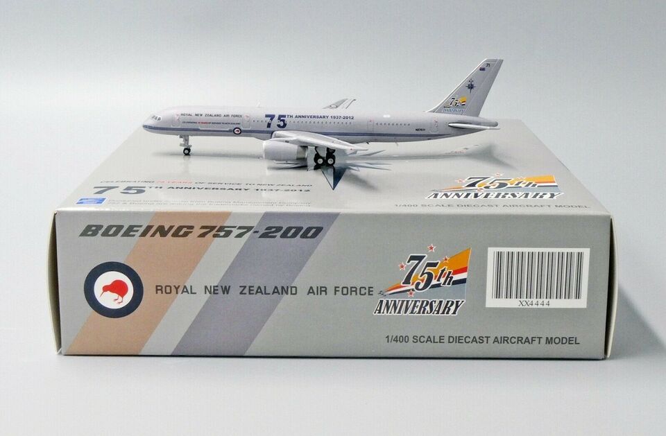 1:400 JC Wings Royal New Zealand Air Force BOEING 757-200 Airplane Diecast Model