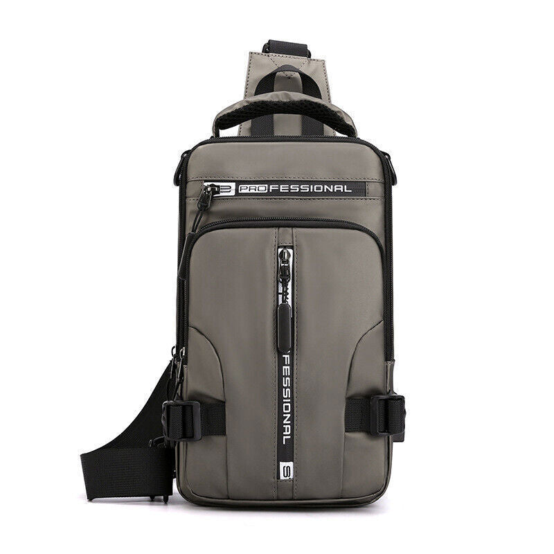Men Nylon Backpack Cross body Shoulder Bag Male Messenger Chest Bags New