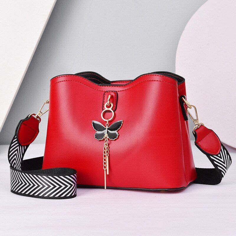 Women Handbag Butterfly PU Leather Bags Ladies Crossbody Tote Shoulder Bag