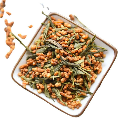 60g Premium Organic Genmaicha Japanese Roasted Brown Rice Green Tea Weight Loss