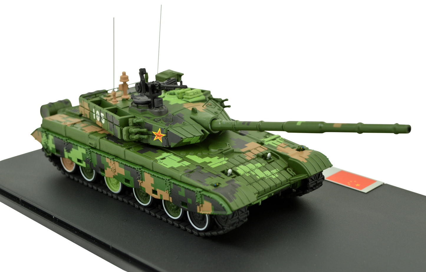 1:72 Chinese PLA ZTZ-99A Main Battle Tank Model Metal Diecast Armored Car 105