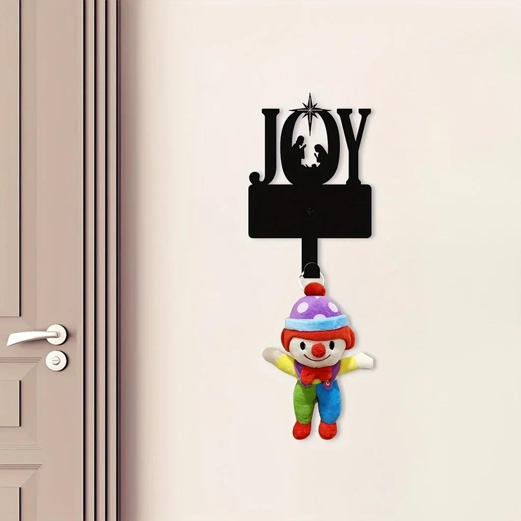 CIFbuy Metal Iron Wall Hook for Keys Belts Holiday Decor Gift