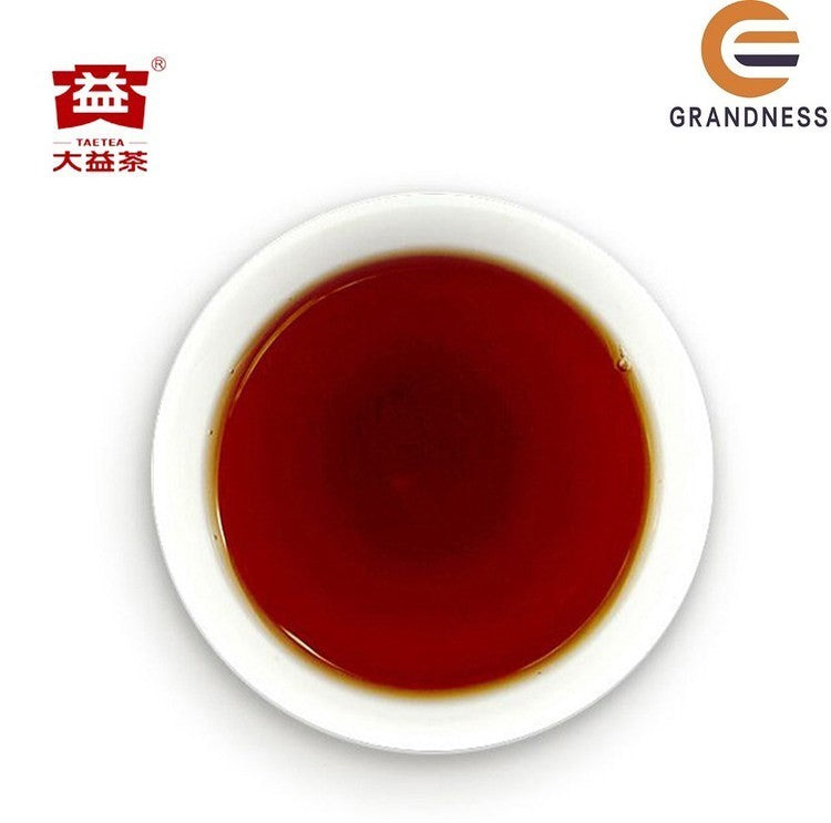 2012 Yunnan Menghai Dayi TAETEA 7592 Chi Tse Beeng Ripe Puer Pu Erh Tea 357g