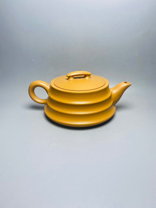 Chinese Yixing Zisha Clay Handmade Exquisite Teapot (步步高升 底款:王新红)
