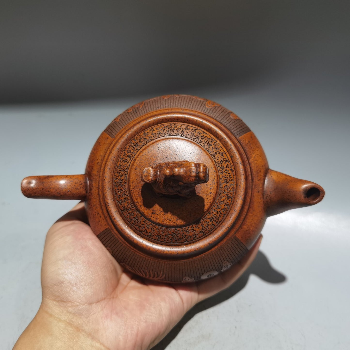 Chinese Yixing Zisha Clay Handmade Kung Fu Tea Exquisite Teapot 品名:龙凤呈祥 底款:顾景舟