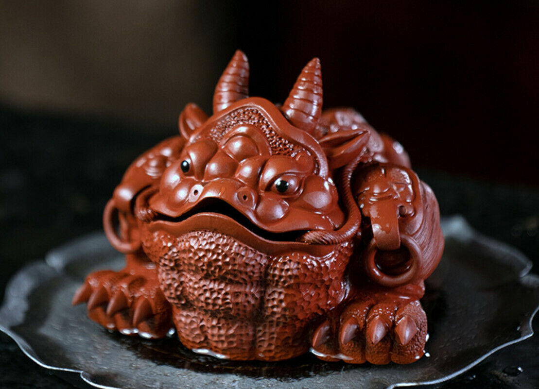 Yixing, China Handmade Purple Sand, Clay, Bull Jiao, Gold Chen Tea, Pet, Kung Fu Tea, Pet-