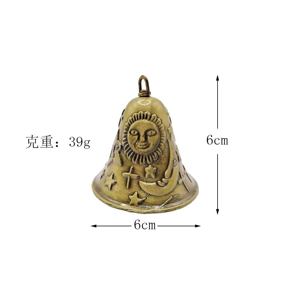 Wind Bell Chime Copper Angel Star Moon Dragon Handicraft Good Luck Outdoor Decor