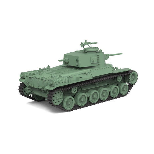 SSMODEL SS56824 1/56 Military Model Kit Japan Type 97 "Chi-Ha Kai" Medium Tank