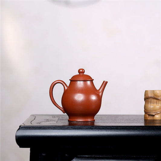 Original Ore Real Yixing Zisha Zhu Clay Tea Pot Handmade Pot 130ml Kungfu Teapot