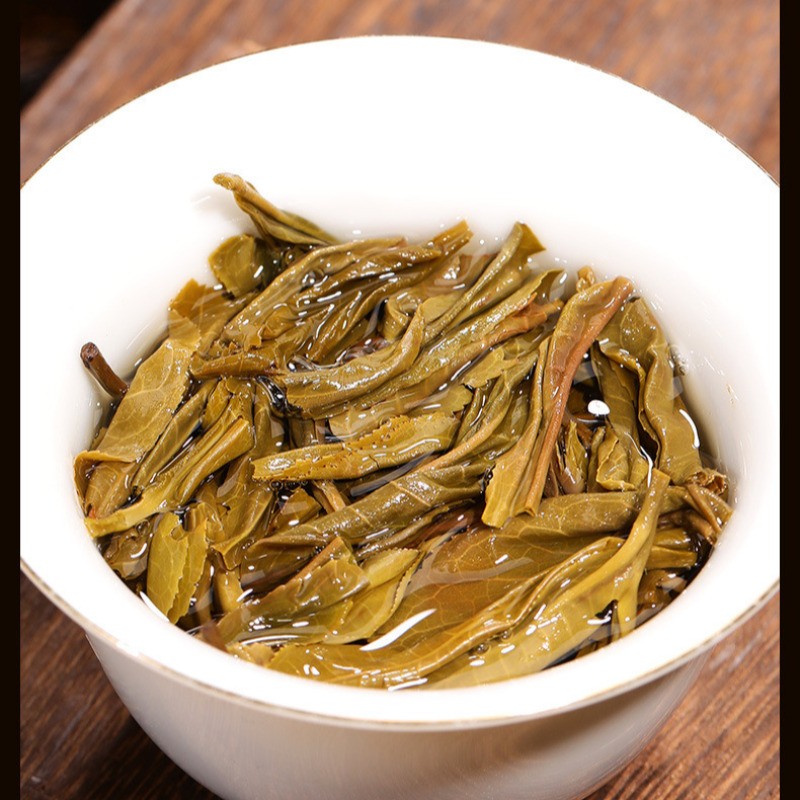200 克老挝禁令张普二茶生茶2017春茶武柴古树茶-