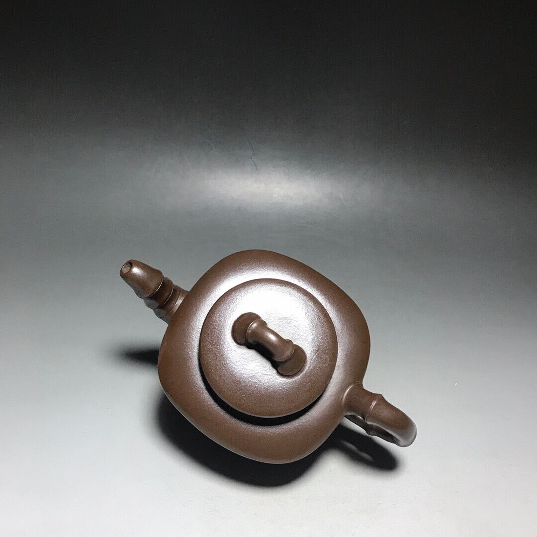 Chinese Yixing Zisha Clay Handmade Exquisite Teapot(竹韵 底款:顾景舟)