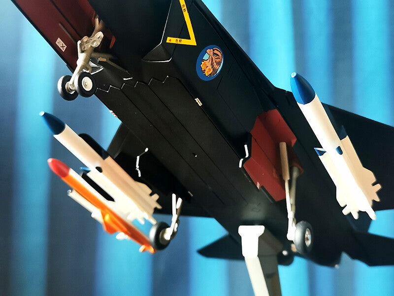 1:48 35CM AVIC China J-31 Stealth Fighter Plane Diecast Military Aircraft Model