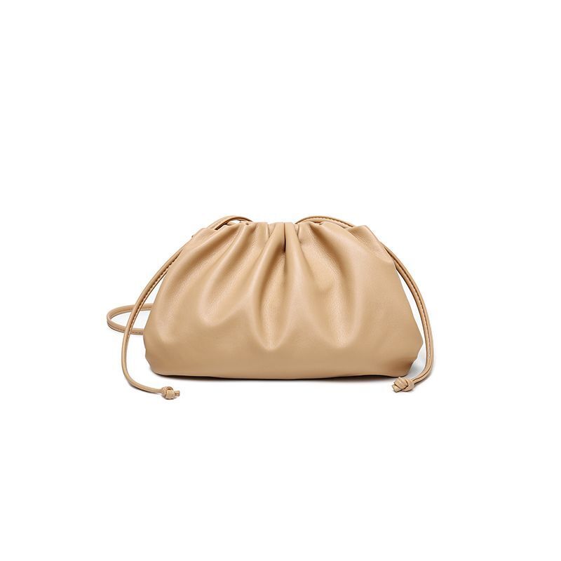 Polyester Pouch Dumpling Cross body Bag Cloud Handbag Soft Clutch Shoulder Purse