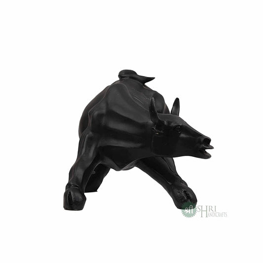 Polyresin Geometric Statue Bull Sculpture Animal Idol Figurine Home Decor