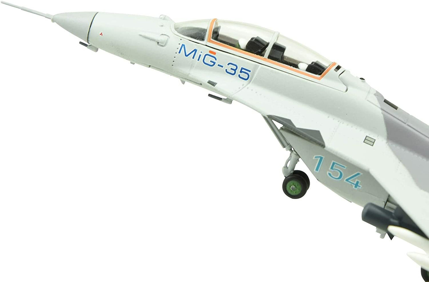 1:100 Mikoyan MiG-35 Fighter Metal Diecast Plane Model,Russian Air Force,Gray