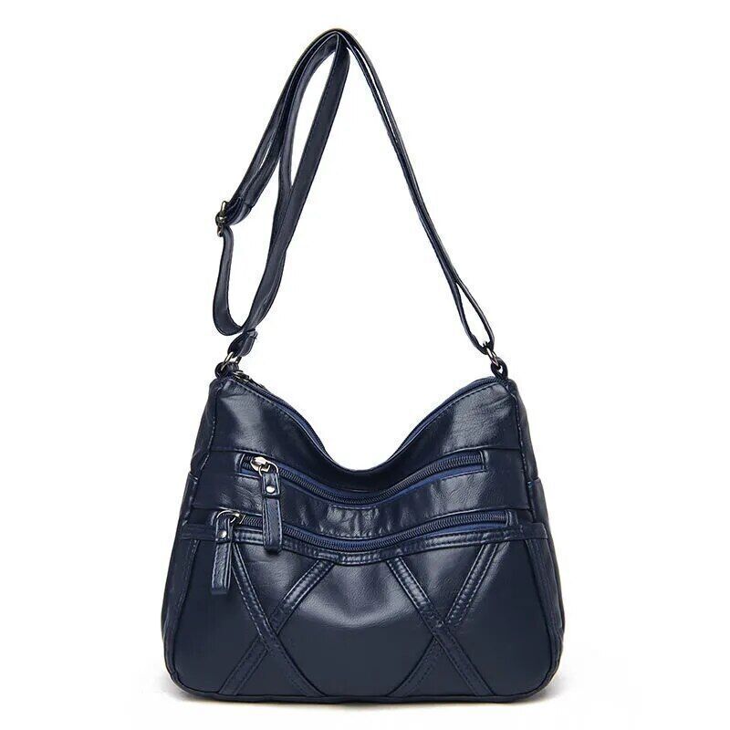 PU Leather Crossbody Bag Women's Bag Shoulder Handbags Multi-pocket Mom Bags
