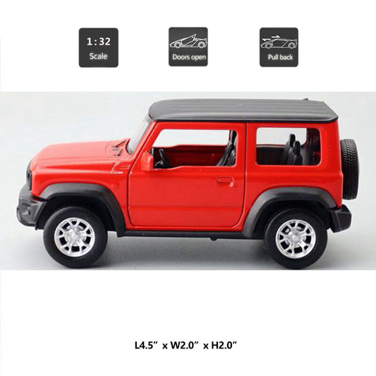 1/32 Scale Suzuki Jimny Model Car Diecast Toy Cars Toys for Boys Kids Gifts