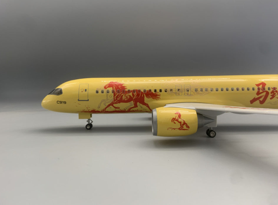 47CM 1:82 CHINA COMAC C919 Airplane Landing Gear Resin Plane Aircraft Model