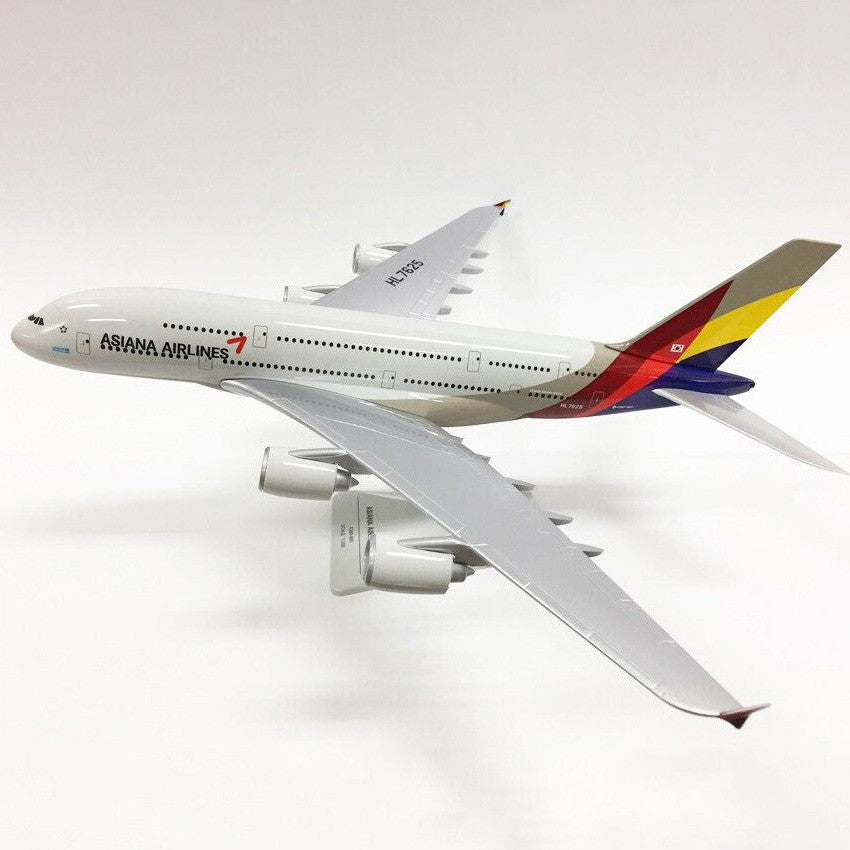 1:400 16cm Asiana Airlines A380 Airplane Model Alloy Plane Aircraft Ornaments