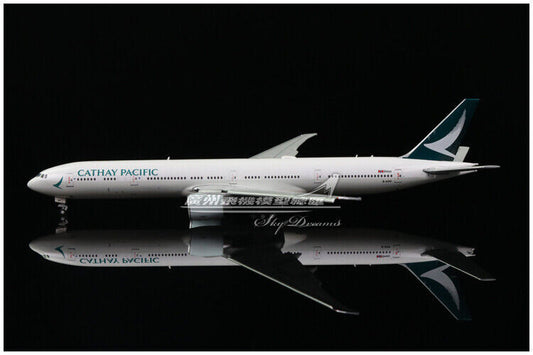 1:400 JC Wings CATHAY PACIFIC BOEING 777-300ER Airplane Flap Down Diecast Model