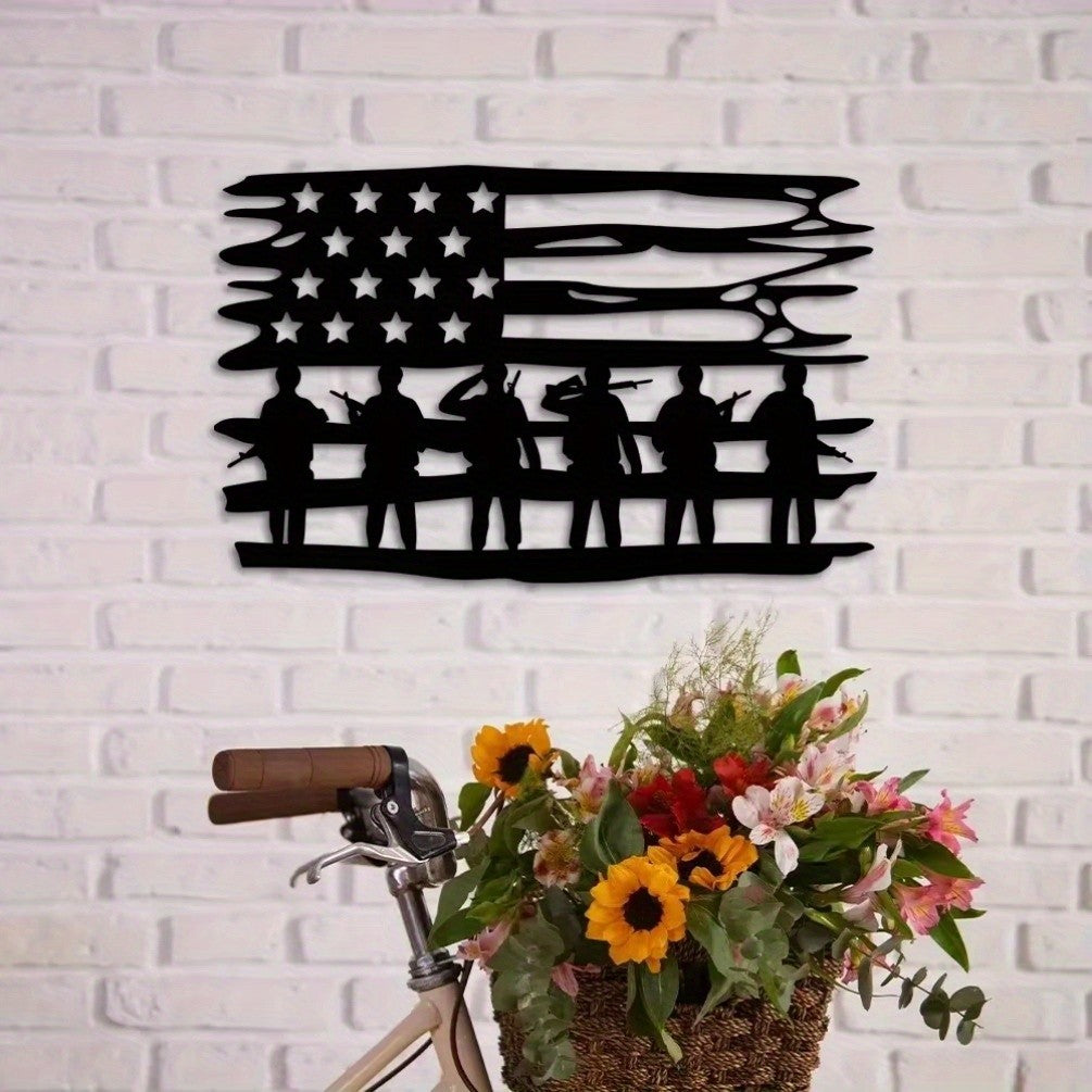 Personalized American Freedom Metal Sign - Custom Wall Art for Independence Day