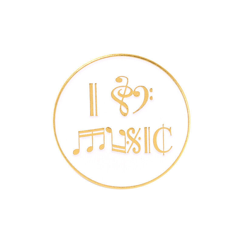 1PCS Music Life Enamel Pins CD Rock Roll Brooch Bag Hat Lapel Pin Badge Jewelry