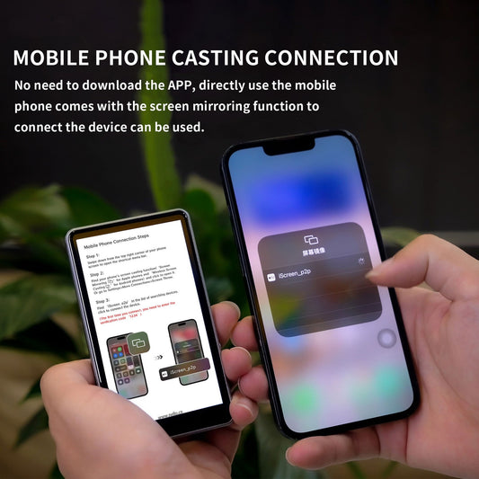 Phone Vlog Selfie Monitor Screen Bluetooth Remote Back Camera Monitor