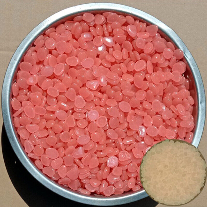 100Pcs/Bag Mixed Color Outdoor Luminous Stones Glow In Dark Garden Pebbles