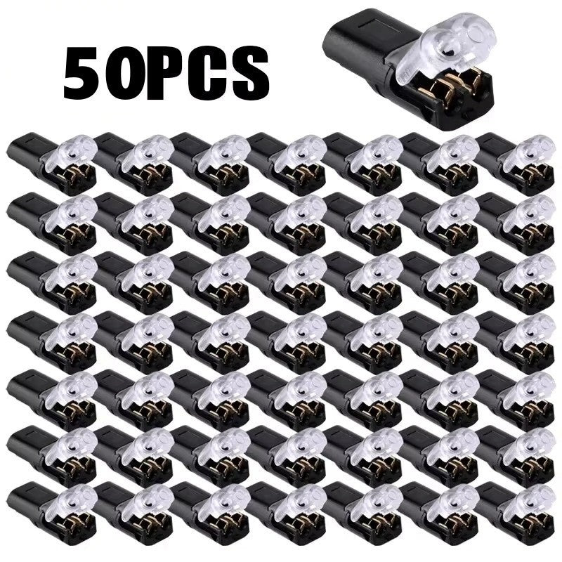 2 Pin Waterproof Electrical Connector Car Automotive Wire Plug Terminal LOT