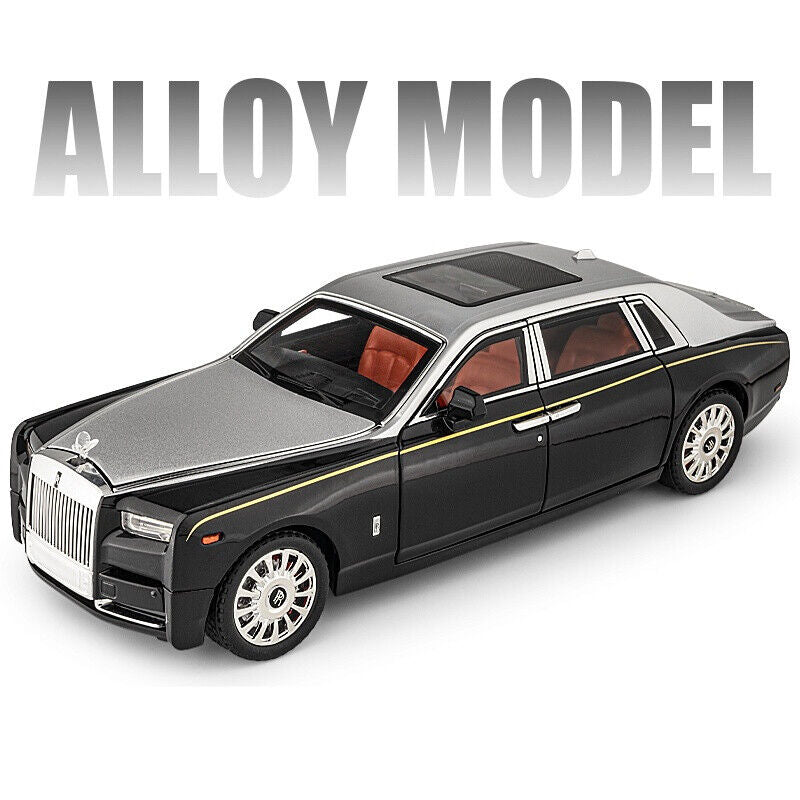 1:18 Rolls-Royce Phantom Diecast model Car Toy Vehicle Sound Light Kids Gifts