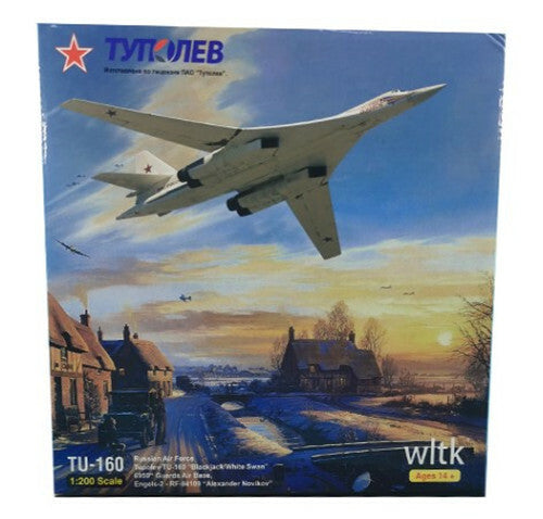 Russian TUPOLEV TU160 Blackjack long range strategic bomber 17 1/200 plane model