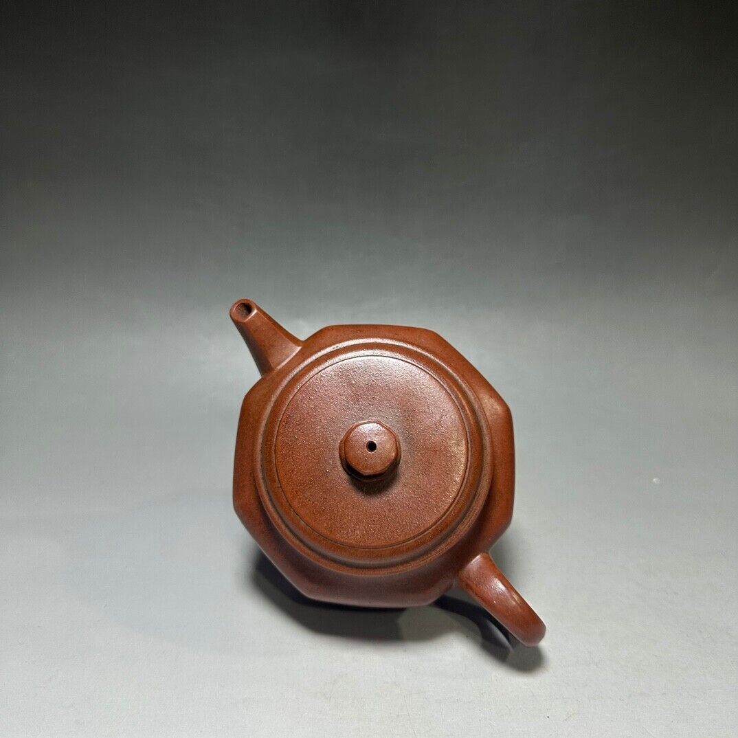 Chinese Yixing Zisha Clay Handmade Exquisite Teapot (徳钟 底款:顾景舟)