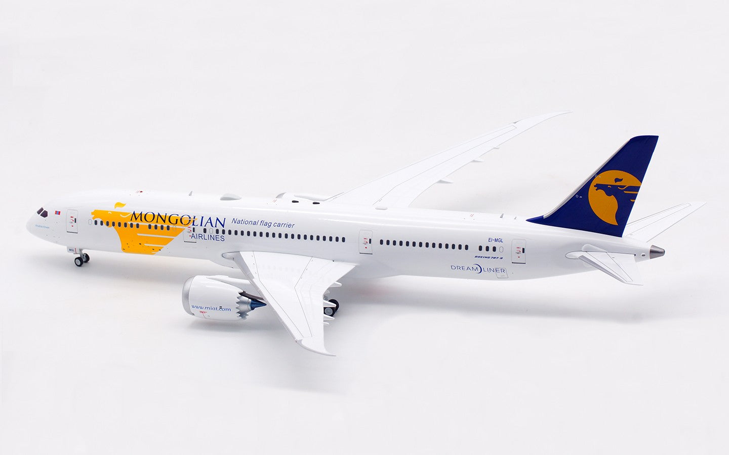 1:200 InFlight Mongolian B787-9 Passenger Airplane Diecast Aircraft Model