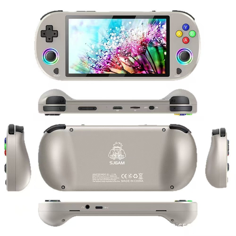 M22 PRO HD Handheld Game Console with Colorful Lighting for Home Gaming 64-128GB