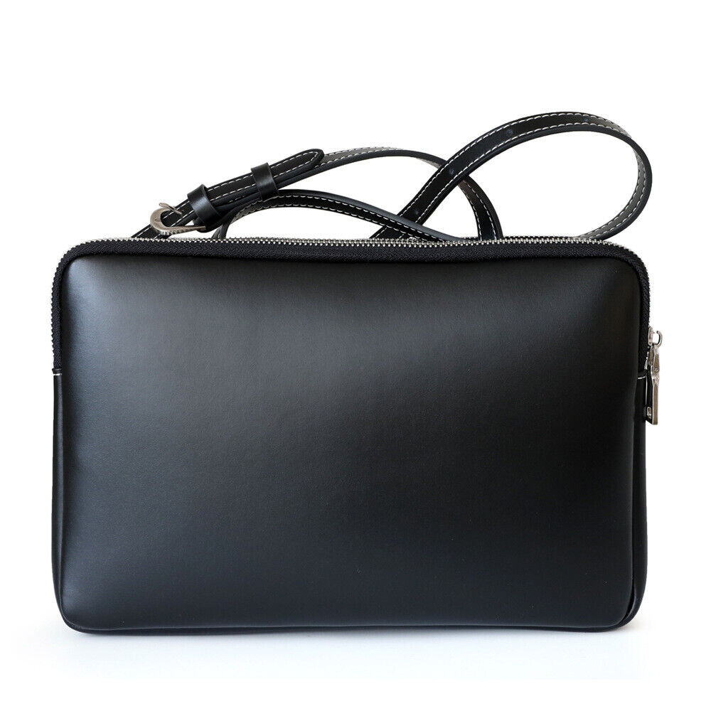 Rectangle Real Leather Shoulder bag PurseHandbag Briefcase Envelope Messenger