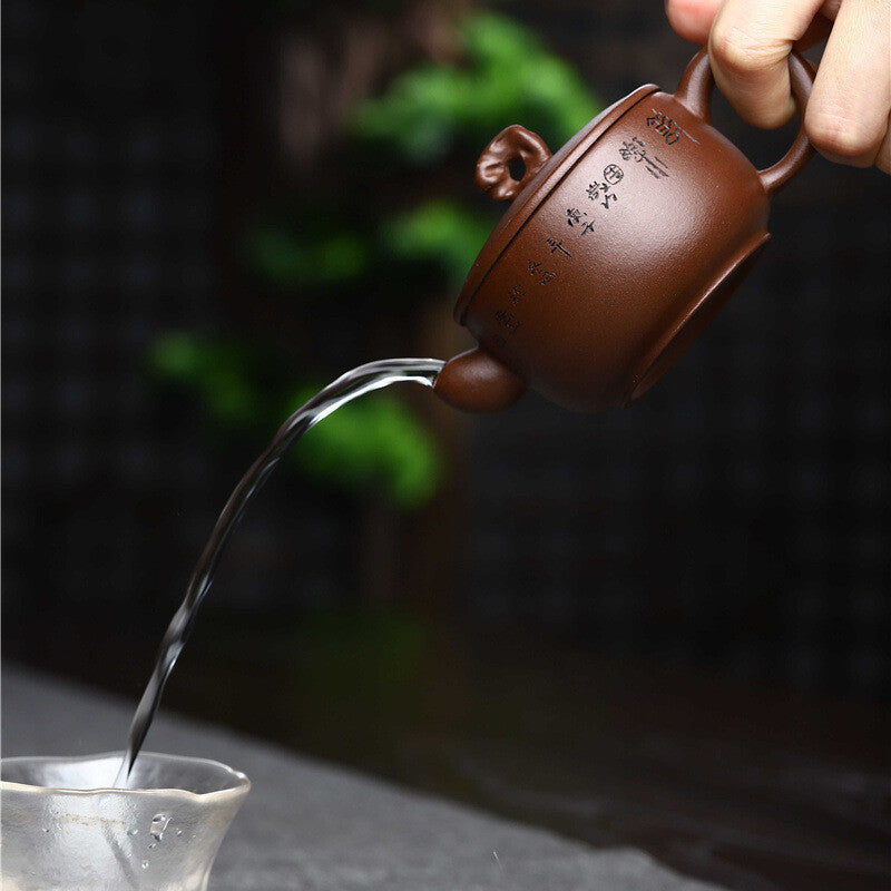 70ml Tea Pot With Tea Holes 7 Marked Orignal Ore Real Yixing Zisha Pot Handmade