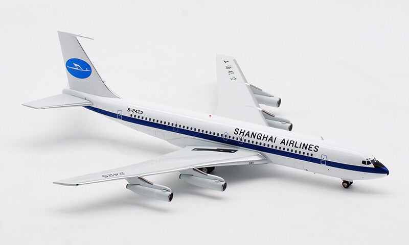 1:200 Aviation SHANGHAI AIRLINES BOEING B707-300 Airplane Diecast Plane Model