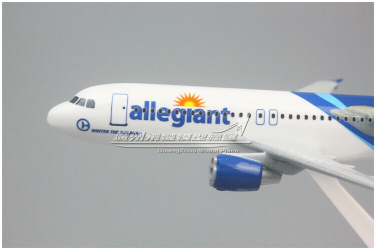 1:200 allegrant AIRBUS A320 Passenger Airplane ABS Plastic Plane Aircraft Model