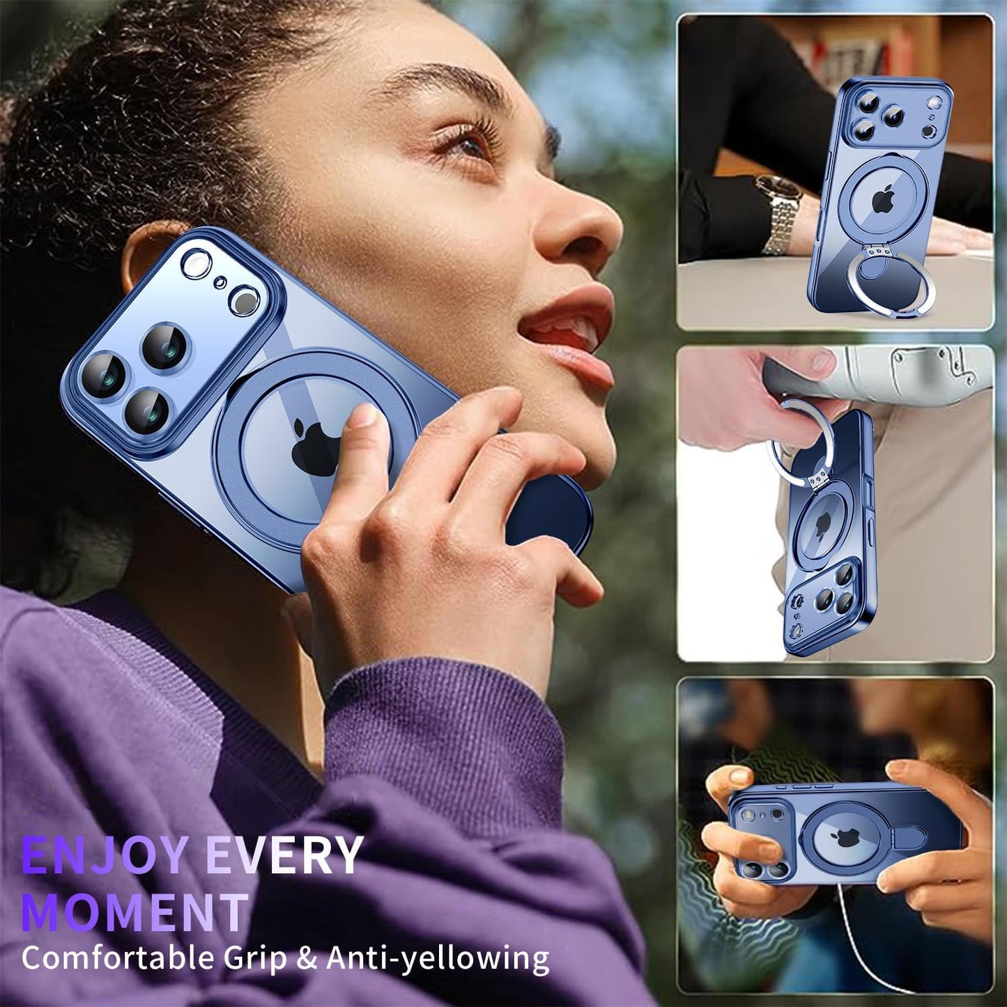 Magnetic for Iphone 17 Pro Max Case with Invisible Stand[Compatible with Magsafe