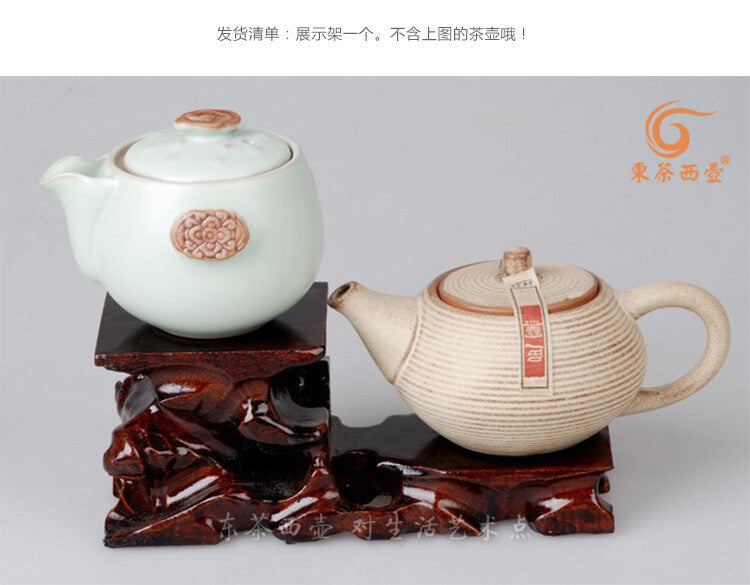 Display Stand Tea Cup Stand Pot Mat Cup Stand Wooden Carving Display Stand