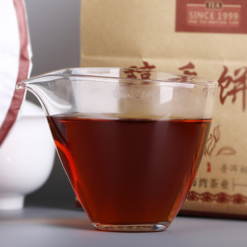 Chun Xiang Bing Cha * 2018 nning Haiwan Ripe Puer Tea Batch 181 Pu Erh Tea 357g