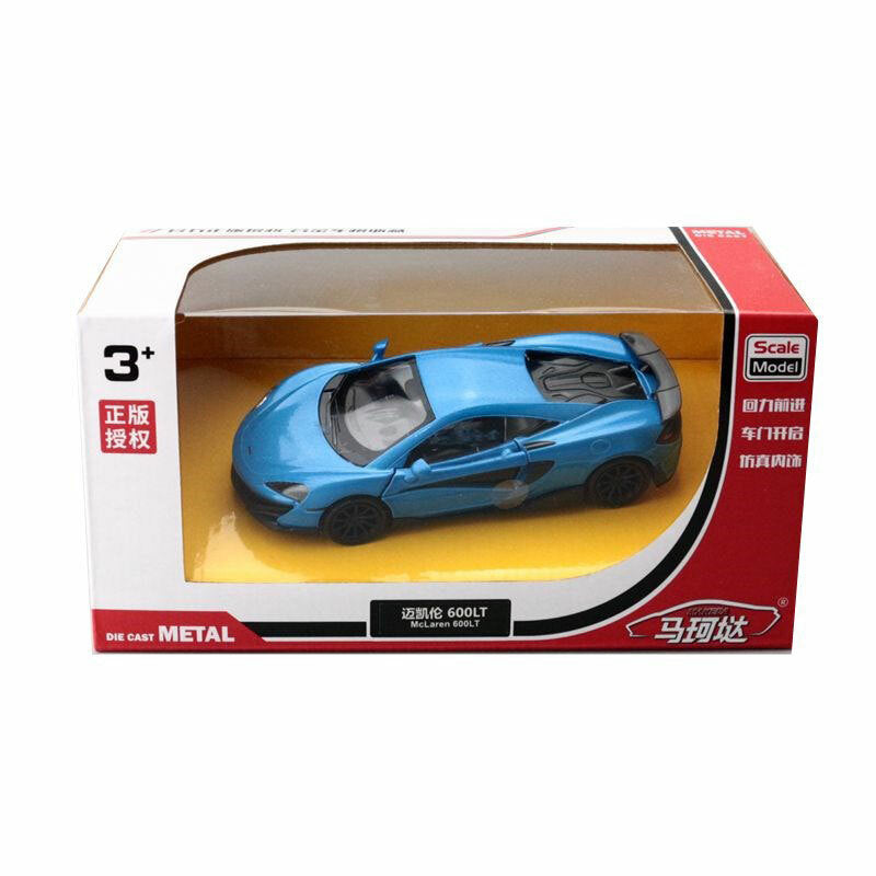 1/36 McLaren 600LT Model Toy Car Diecast Toy Vehicle Boys Toys Kids Gifts Blue