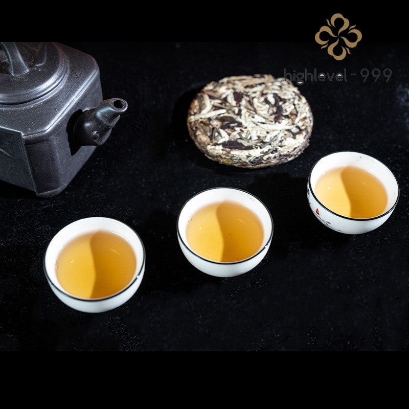100g White Tea Cake Yunnan Jinggu Spring Tea Honey Sweet Aroma White Tea