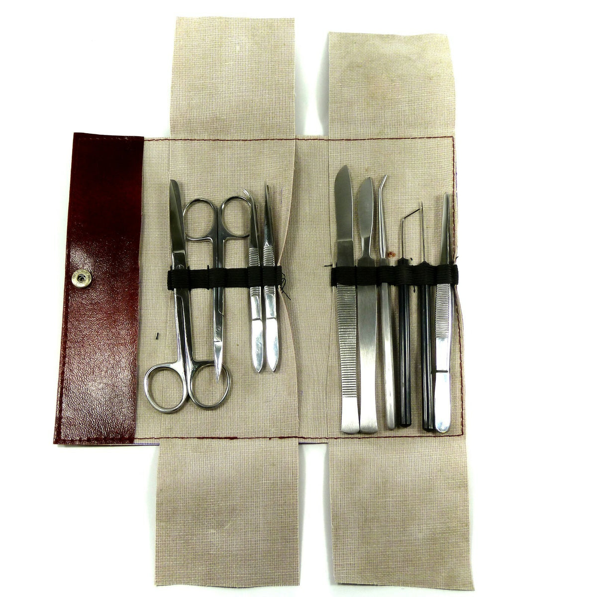Advanced Dissection Kit, 10 Instruments with Snap-lock Storage Pouch