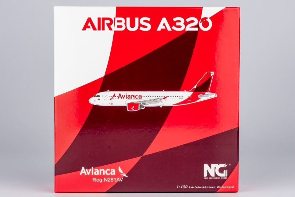 1:400 NG Model Avianc AIRBUS A320 Passenger Aircraft Diecast Airplane Model