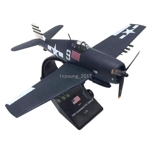 1:72 1945 WWII F6F Hellcat Military Airplane Model Diecast Army Plane Model